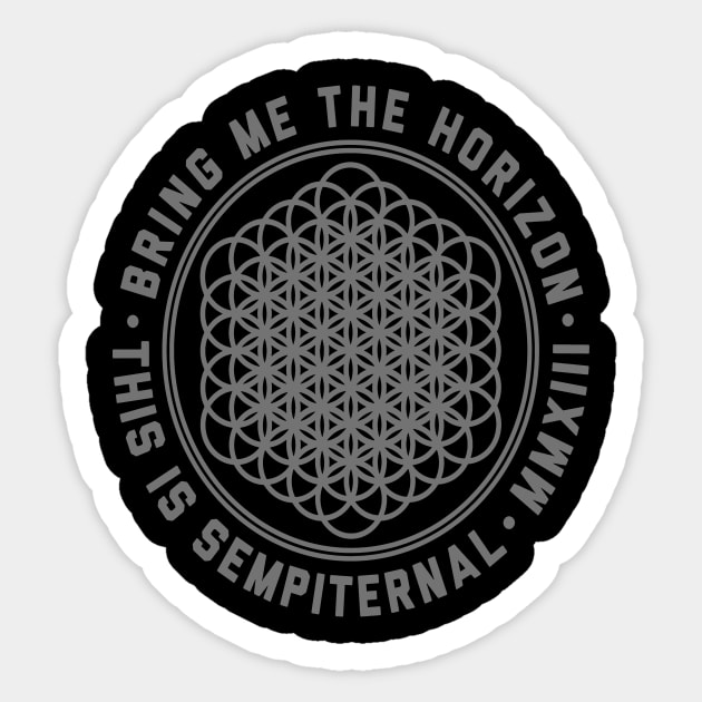 This is sempriternal - bring me the horizon Sticker by japan play